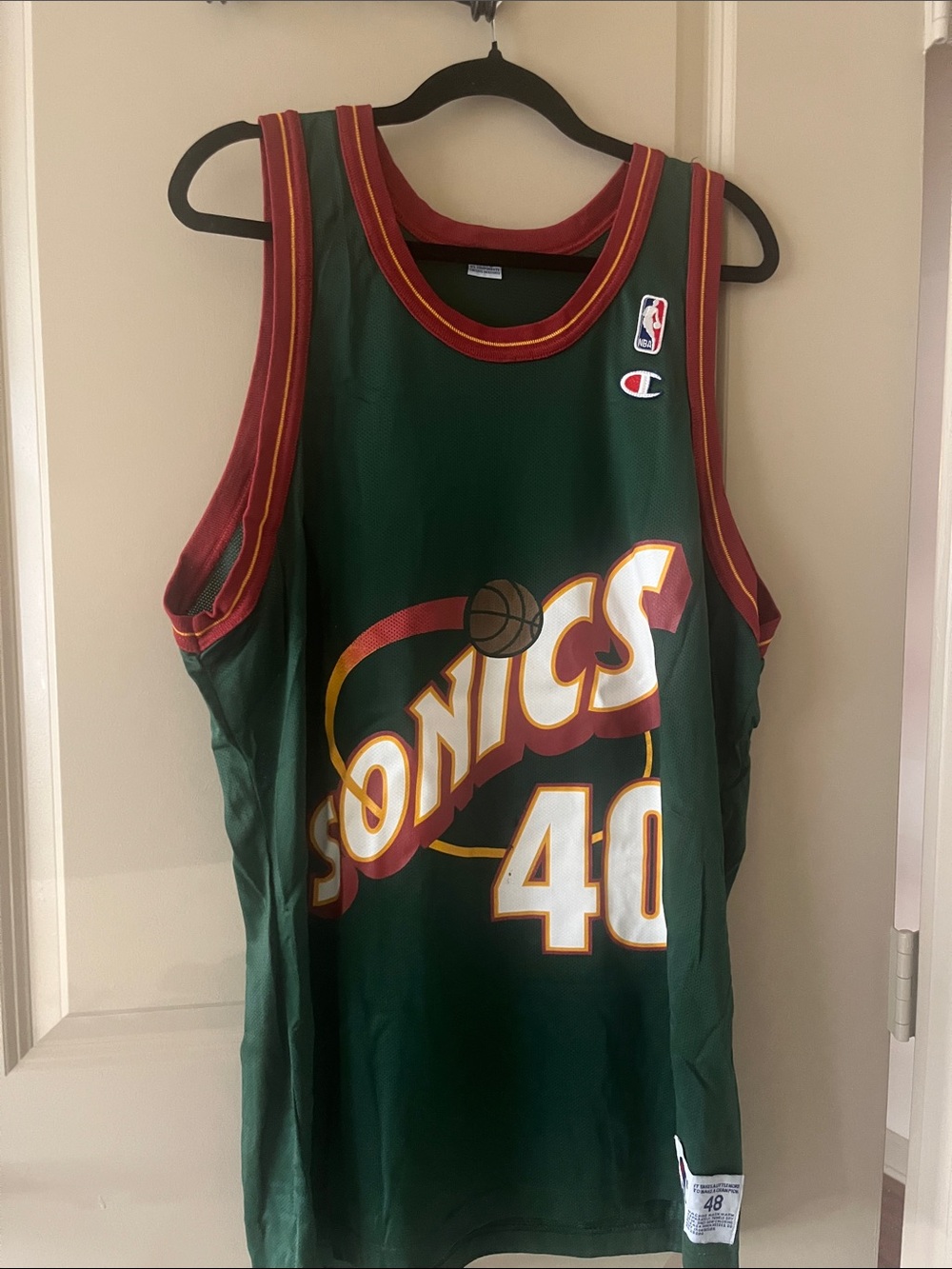 Sonics vintage Kemp jersey